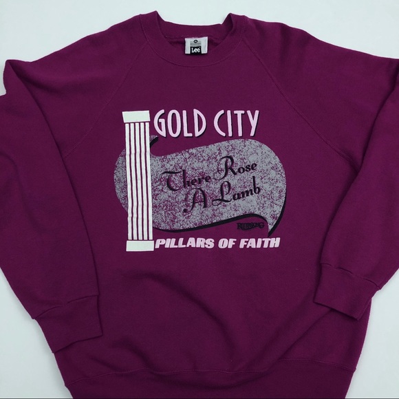 Vintage Other - Vintage Gold City Pillars of Faith Sweater Size XL